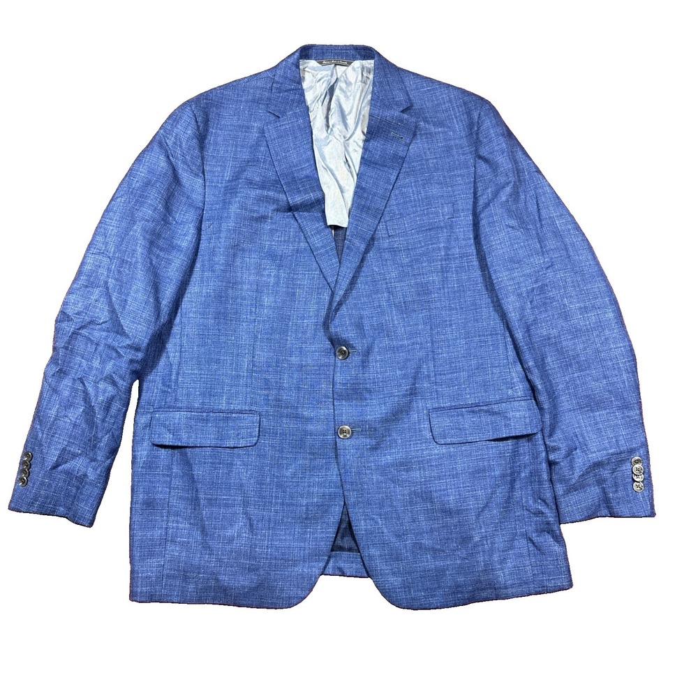 H Stockton Summertime Loro Piana Blazer 46 Wool Linen Silk